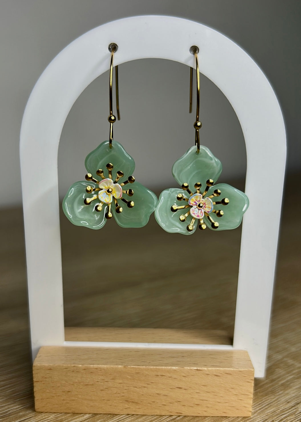 Boucle d'oreille Anémone
