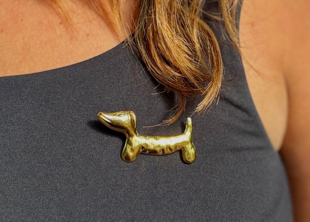 Broche Teckel