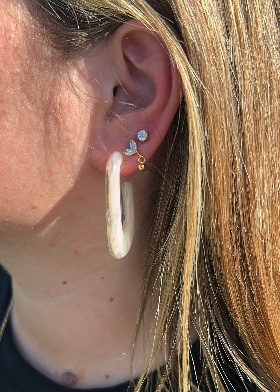 Boucle d'oreille Bianca