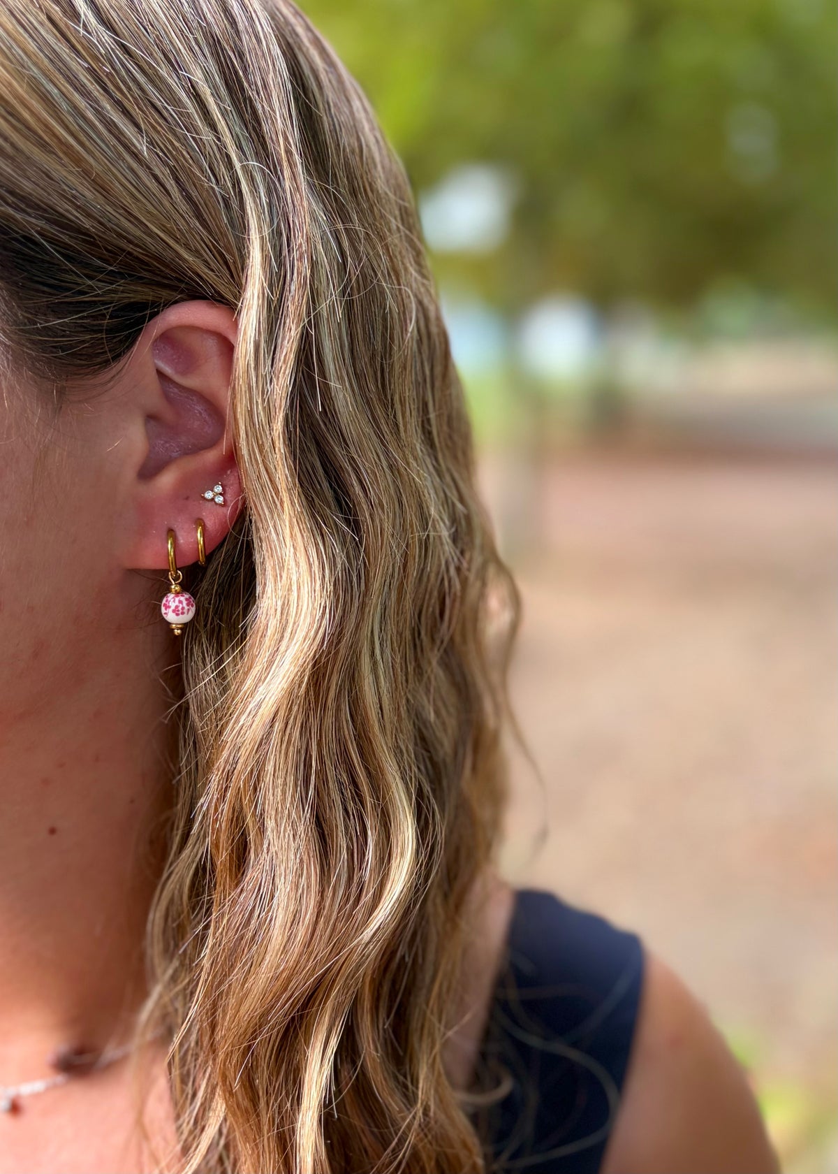 Boucle d'oreille Léana
